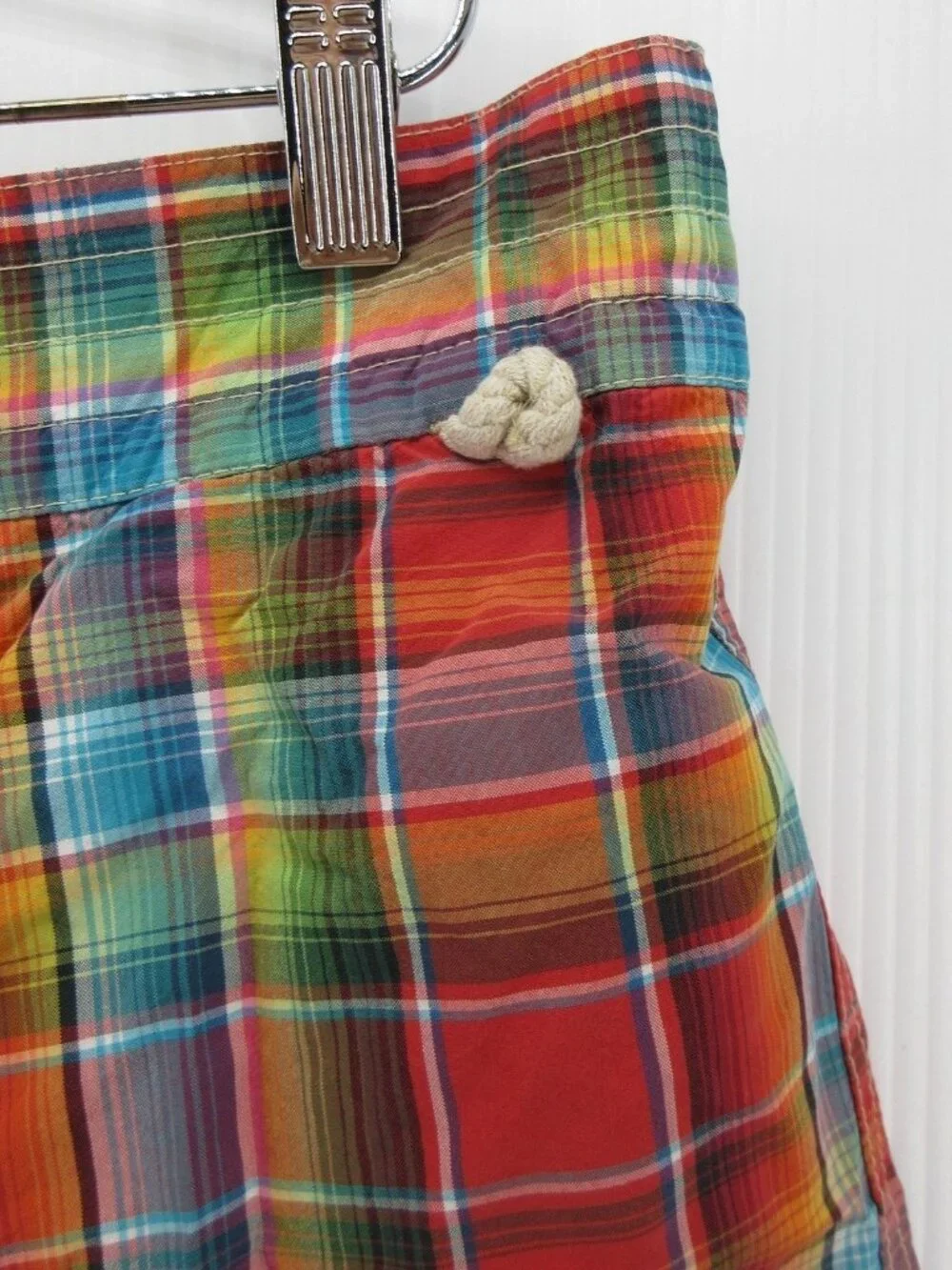 Polo Ralph Lauren Swim Trunks XXL Madras Plaid Board Shorts Colorful